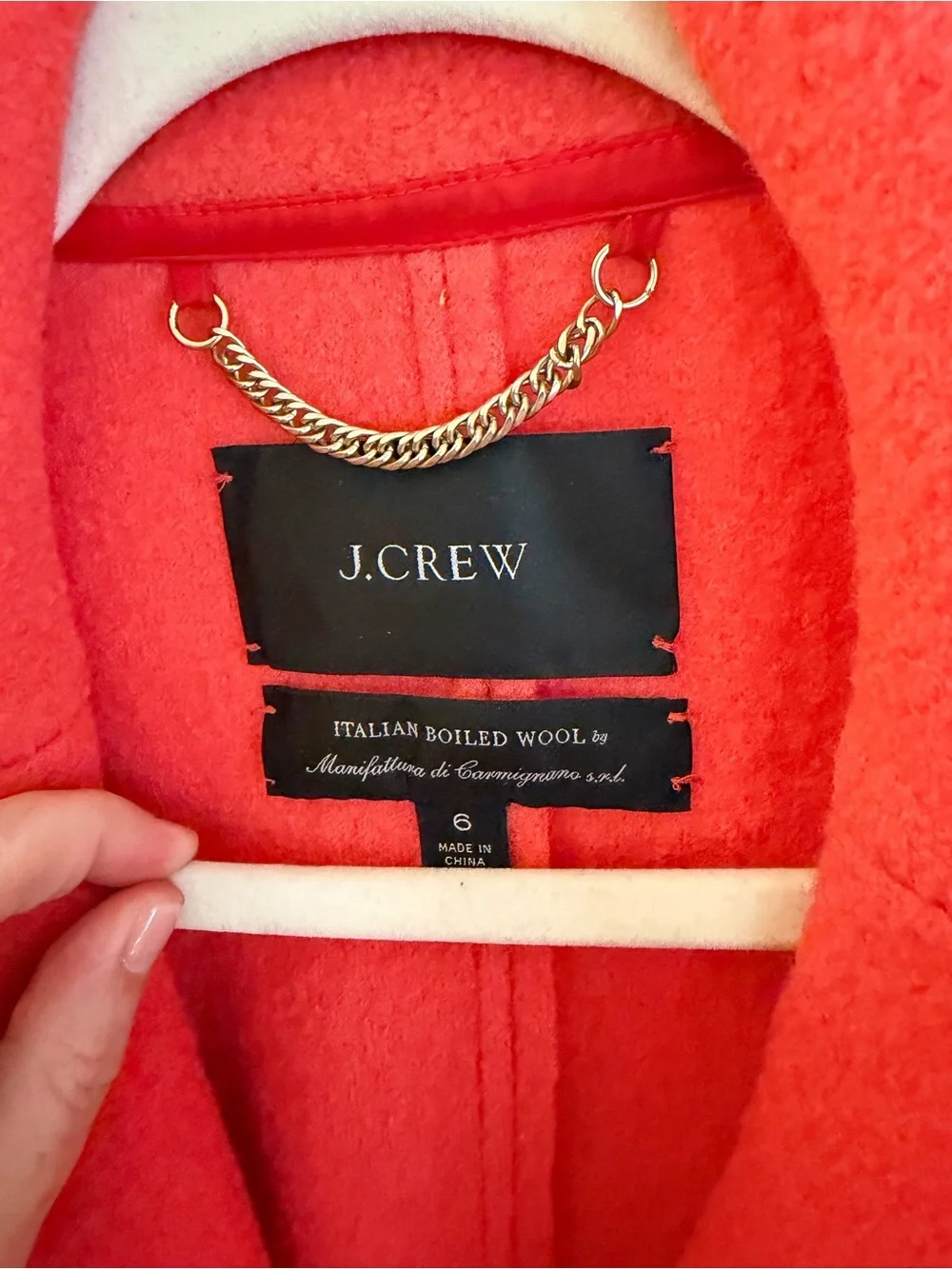 J. Crew Daphne topcoat in Italian boiled wool size 6 - Picture 2 of 3